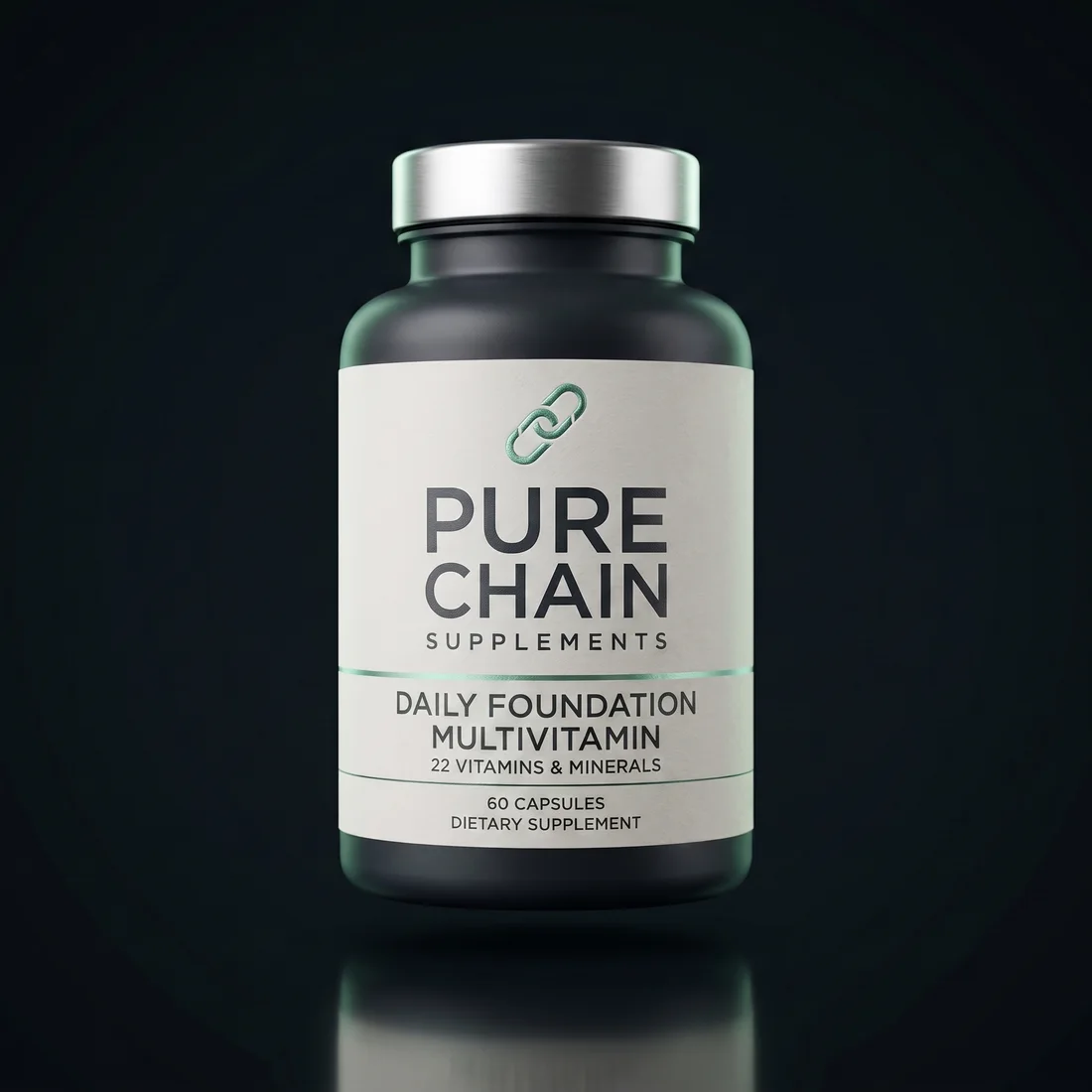 Daily Foundation Multivitamin by Pure Chain Supplements