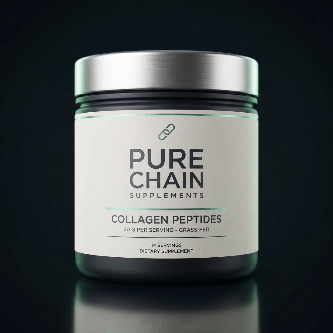 Grass-Fed Collagen Peptides by Pure Chain Supplements